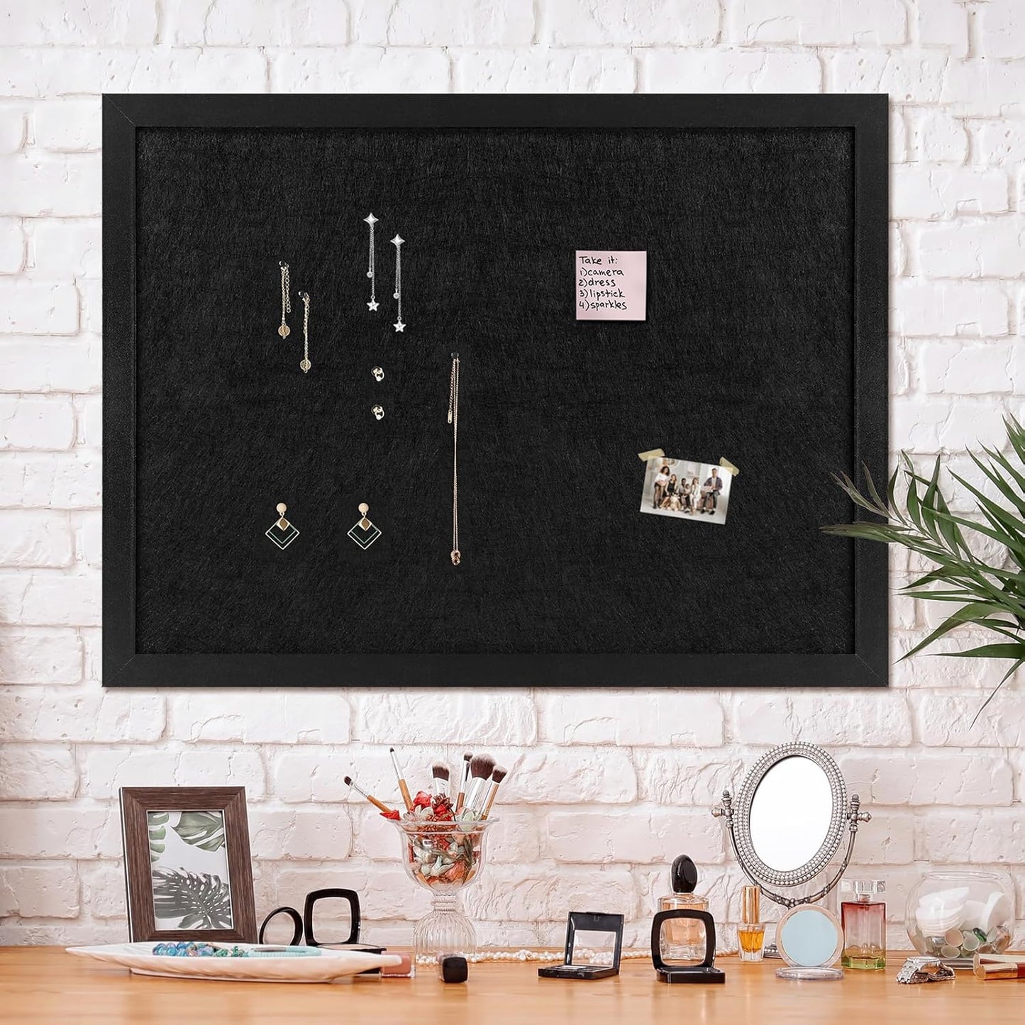 TORASO Cork Board Bulletin Board, 36" X 48" Cork Boards for Walls with Pins, Eye Bolts, gaskets, Screws, Pin Board for Office, School and Home (BK,90x120cm,2p)