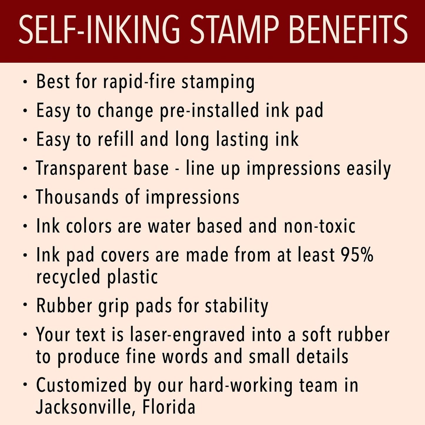 Iowa Round Notary Stamp | Official State Notary Stamp | Official Seals | Meets State Specifications (Iowa, Round Stamp)