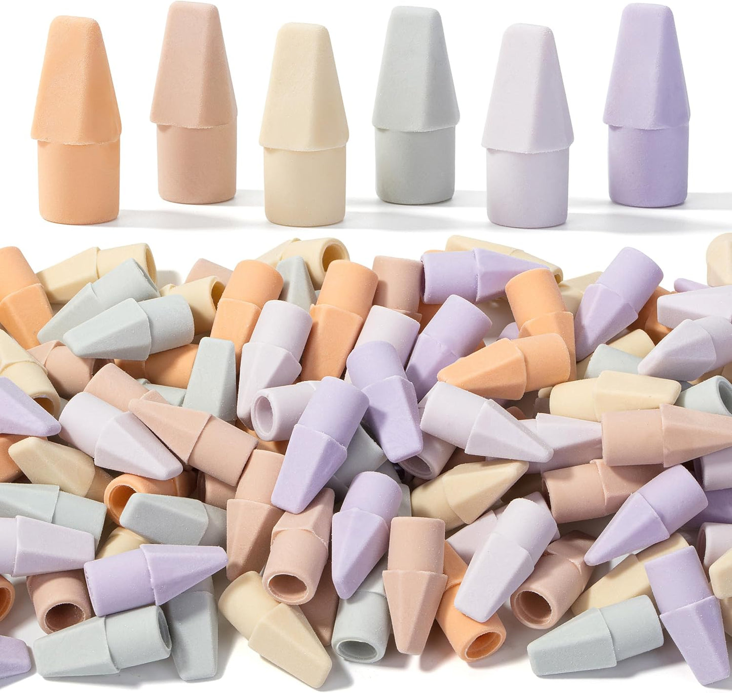 Mr. Pen- Pencil Erasers Toppers, 120 Pack, Colorful, Latex Free, No Smudge, Mr Pen Erasers for Pencils