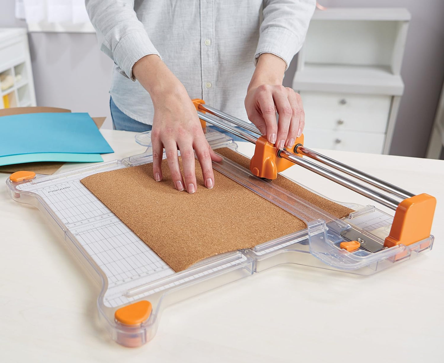 Fiskars ProCision Rotary Bypass Trimmer, 12-Inch, orange