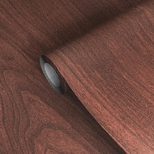 GSCIT Club Cherry Wallpaper, 24 inch X 25ft Self Adhesive Wood Grain Repair Tape Patch for Tables, Chairs, Baseboards, Doors, Windows, Floors, Handicraft DIY.