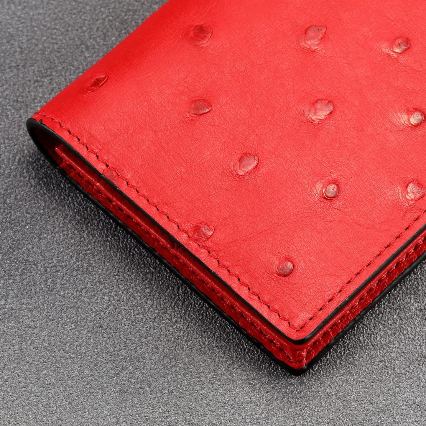 Leather Business Card Case Holder for Men & Women, Italian Calfskin